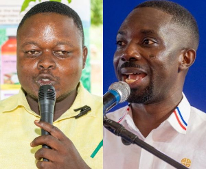 Japhet Festus Gbede (L) and Miracles Aboagye (R)
