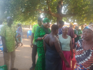 During her visit, Zuwera conveyed greetings from the Majority Leader to the people of Gbetekpo.