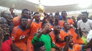 Medeama team representing Southern sector won the Alhaji Aliu Mahama Cup