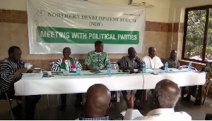 Political parties meet with community in the north.