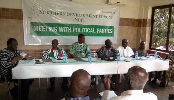 Political parties meet with community in the north.