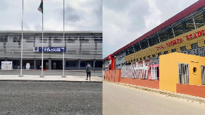 The UG stadium and the newly built TnA stadium