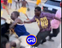 Footage of the incident