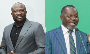 Abdul Wahab Hanan Aludiba (L) And Dr Dominic Ayine (R)  