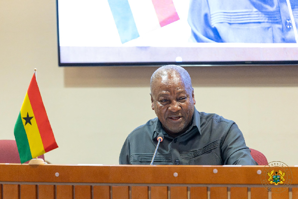 John Dramani Mahama is the President of Ghana