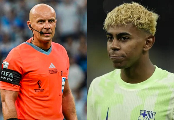 Yamal, Referee Marciniak, and 'treble' take over social media trends after Barcelona's UCL exit