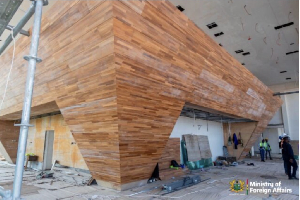 A photo of the ongoing works on the ultramodern VIP Lounge at Accra International Airport A photo of the ongoing works on the ultramodern VIP Lounge at Accra International Airport