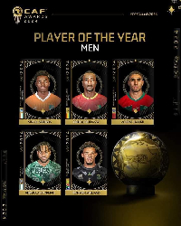 CAF Men's Best Player of the Year nominees