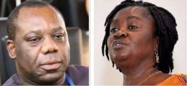 Mathew Opoku Prempeh (L) and Jane Naana Opoku Agyemang