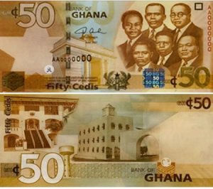 Fifty Cedis Note