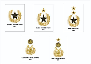 The new ranks have been added to the Ghana Prisons Service