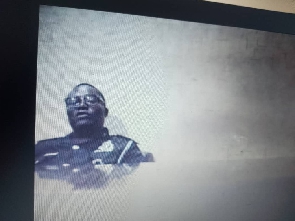 Superintendent Asare as captured in the video
