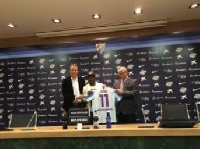 Ghana ace Christian Atsu is handed the number 11 jersey