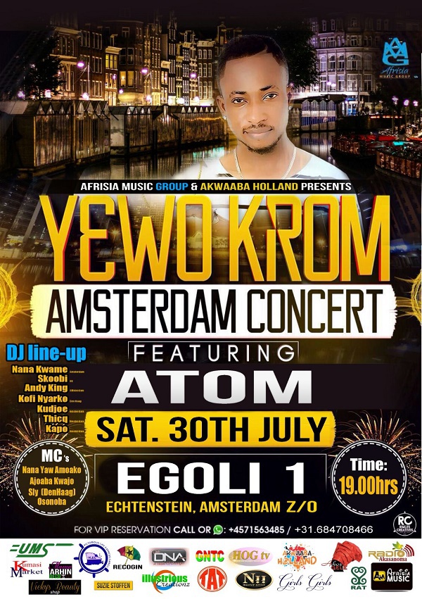 Atom headlines 'Ye Wo Krom' Amsterdan concer