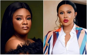 Ohemaa Mercy (L) says Nana Ama McBrown (R) is destined to minister the word of God Ohemaa Mercy (L) says Nana Ama McBrown (R) is destined to minister the word of God