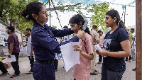 Heightened security at exam centres included metal detectors, CCTV and strict dress codes