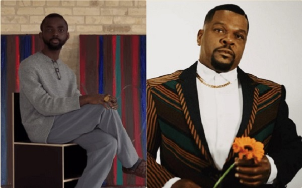 Joseph Awuah-Darko (left) accused artist, Kehinde Wiley