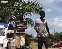 Kwesi and James Ansah used cassava to generate electricity