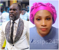 Prophet Ogyaba (L) and prophetess Eugenia (R)