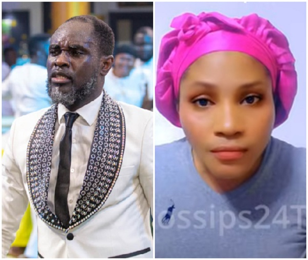 Prophet Ogyaba (L) and prophetess Eugenia (R)