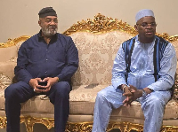 Alhaji Said Sinare (L) with Burkina Faso's Ambassador to Saudi Arabia