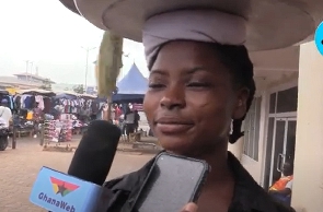 Bless currently sells fruits on the streets of Accra