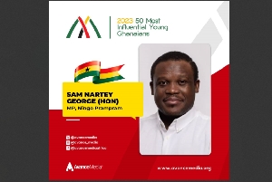 Sam George recognised in Avance Media's list of 50 influential young Ghanaians