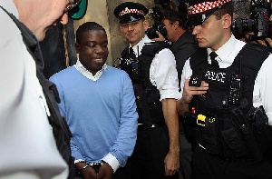 Kwaku Adoboli Handcuffs