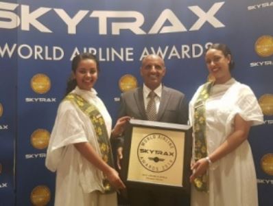 Ethiopian Airlines have twice been awarded at the World Airline Award for Africa  Best Airline Staff