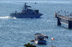 The Israeli army on Sunday announced the seizure of a boat off the Gaza Strip with activists