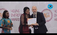 Actress Martha Ankomah won the Female Celebrity Entrepreneur Award