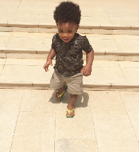 Baby Jamal, son of Sulley Muntari and Menaye Donkor