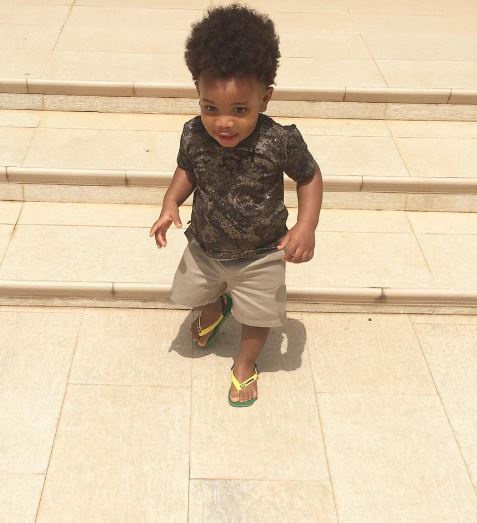 Baby Jamal, son of Sulley Muntari and Menaye Donkor