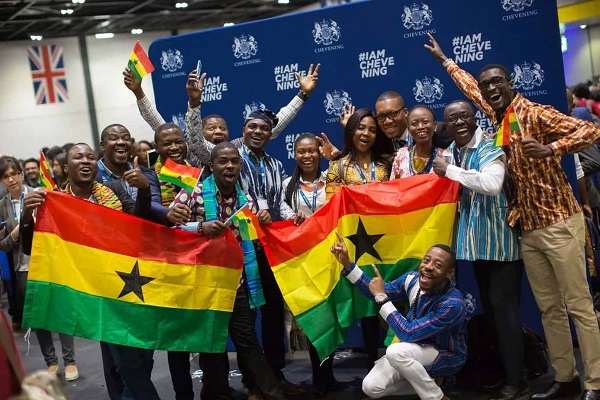 File photo: Some Ghanaian students abroad