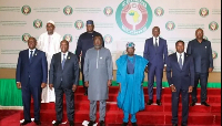 Afile photo of Nigeria's President, Bola Ahmed Tinubu, with other ECOWAS leaders