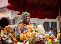 Otumfuo Osei Tutu II at the Akwasidae festival