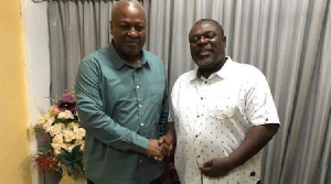President John Dramani Mahama and Samuel Koku Anyidoho