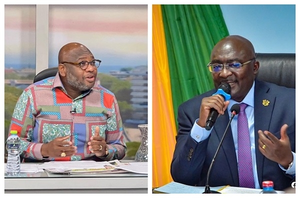 Dr Randy Abbey (L) and Dr Mahamudu Bawumia