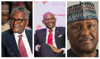 Aliko Dangote, Tony Elumelu, Abdul Samad Rabiu