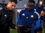 Watch as Cristiano Ronaldo serves Sadio Mané cake for 2025 AFCON success