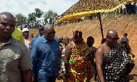 President Mahama and Daasebre Boamah Darko