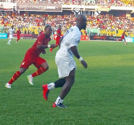 Stephen Appiah said his final goodbyes to the fans on Saturday