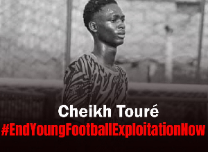 Deceased Senegalese goalkeeper, Cheikh Toure