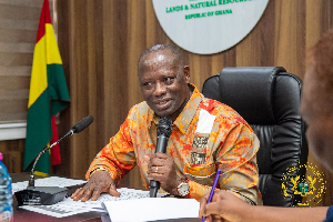 Armah-Kofi Buah addresses the delegation from Eswatini