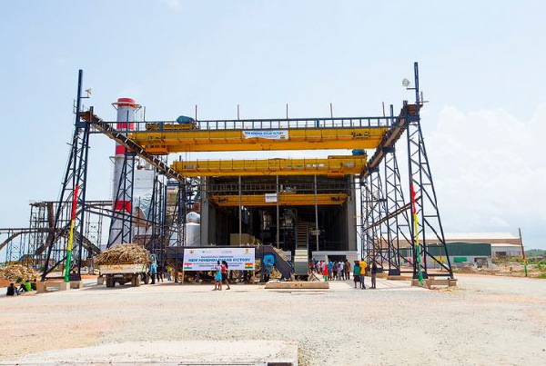 The newly Komenda Sugar factory was commissioned by President Mahama