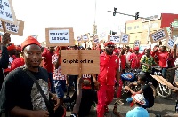 Several protests have been held by some Ghanaians against the Ghana-US military deal