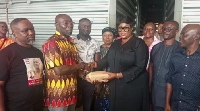 The presentation was made on behalf of the NPP by the Ashanti Regional Women’s Organiser