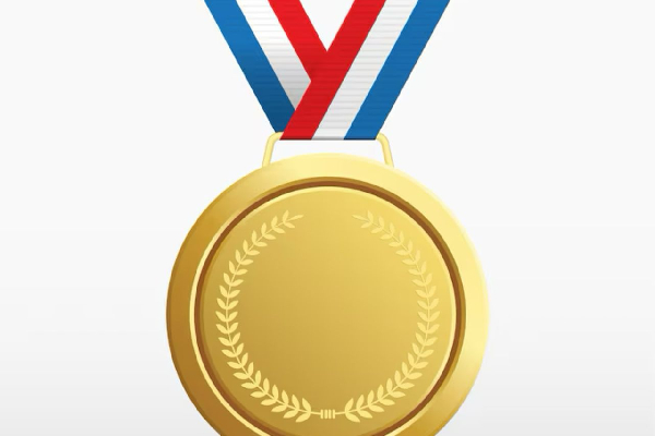 A file photo of a medal