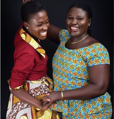 Fella Makafui and mother