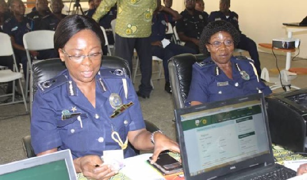A section of Police officers paying their TV Licence fees
